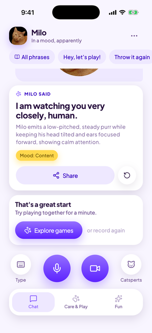 Body language and sound, read together