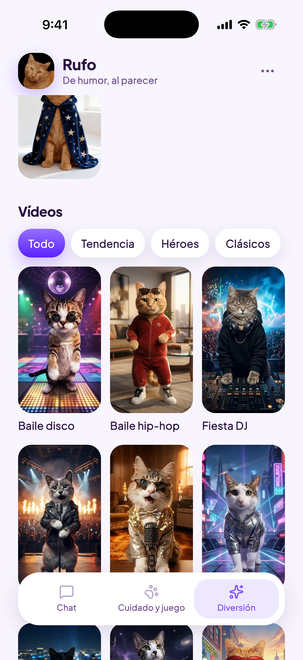 Tu gato, protagonista de un vídeo