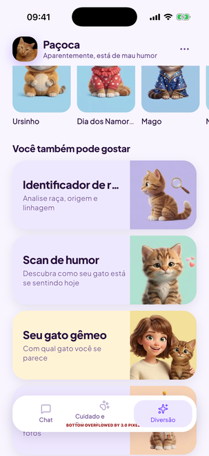 Identificador de raça, Scan de humor e Gato gêmeo