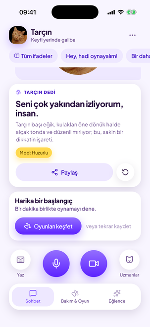 Beden dili ve ses, birlikte okunur
