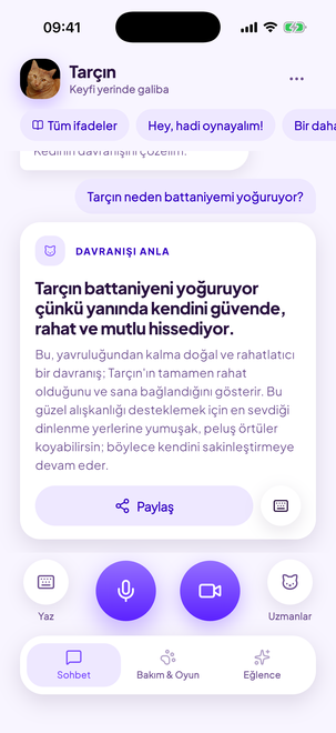 Davranış ve bakım sorularınıza yanıt